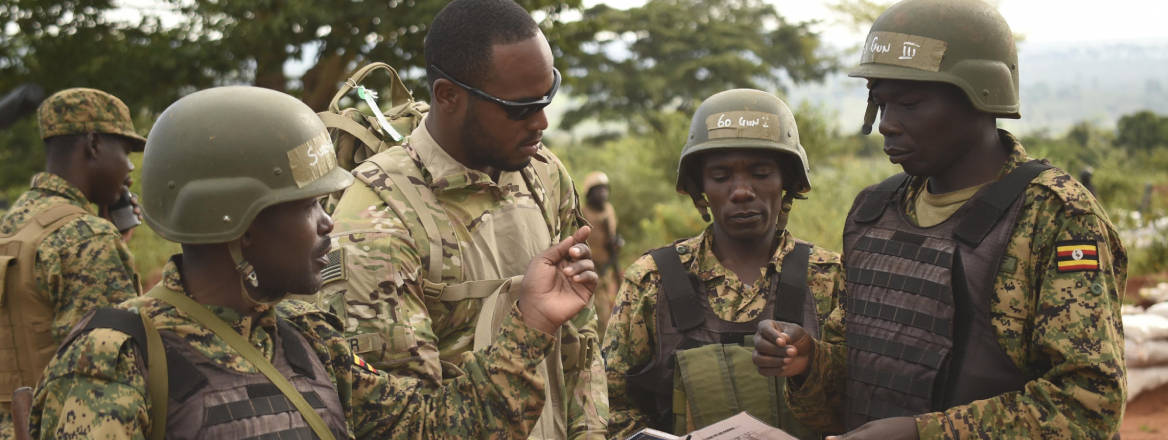 training forces in Uganda