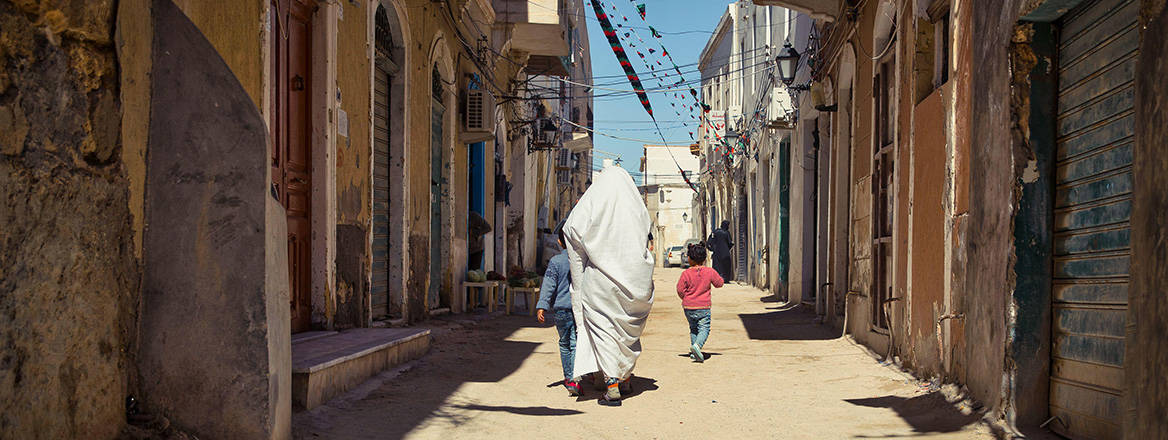 A street in Tripoli, Libya