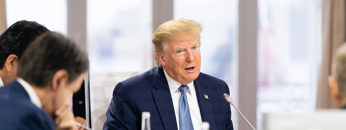 Challenging partner: US President Donald Trump at the G7 Summit in Biarritz in 2019