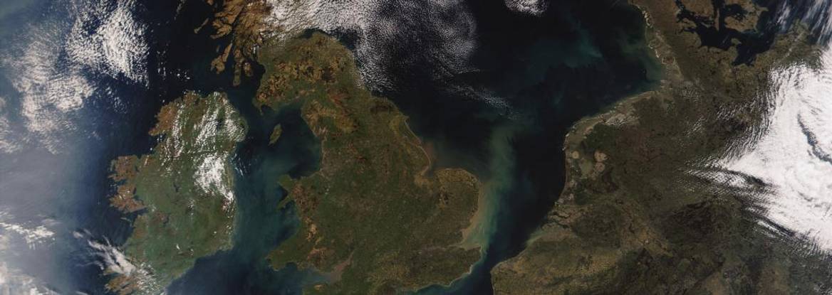 UK view from space