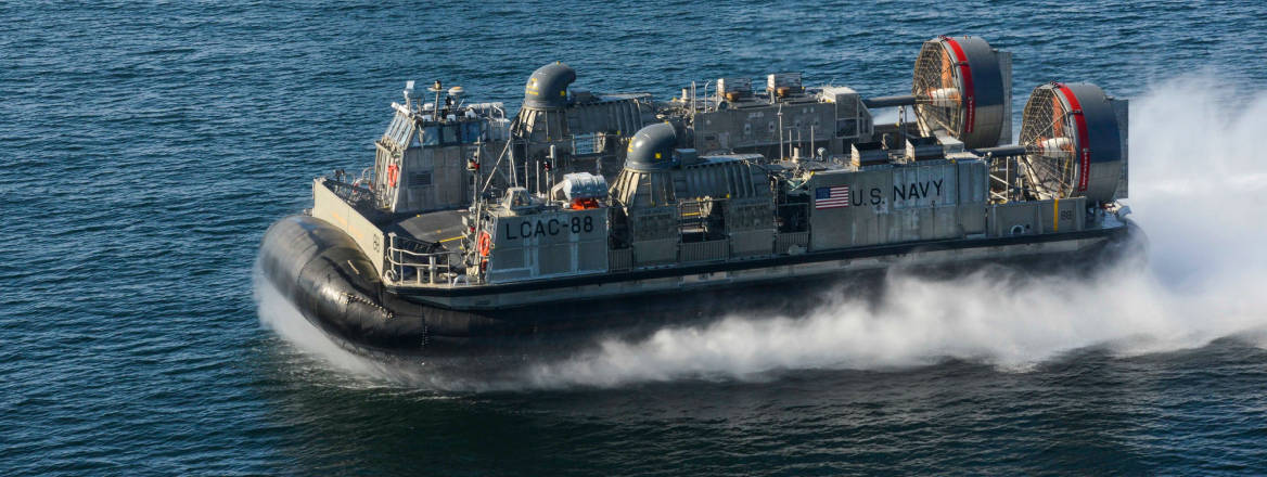 US Navy landing craft