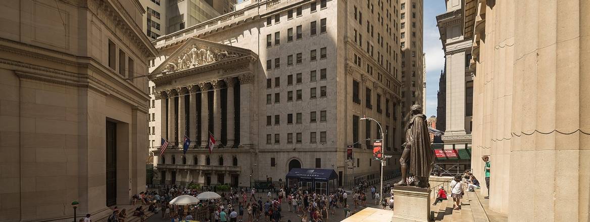 wall street stock exchange external photo