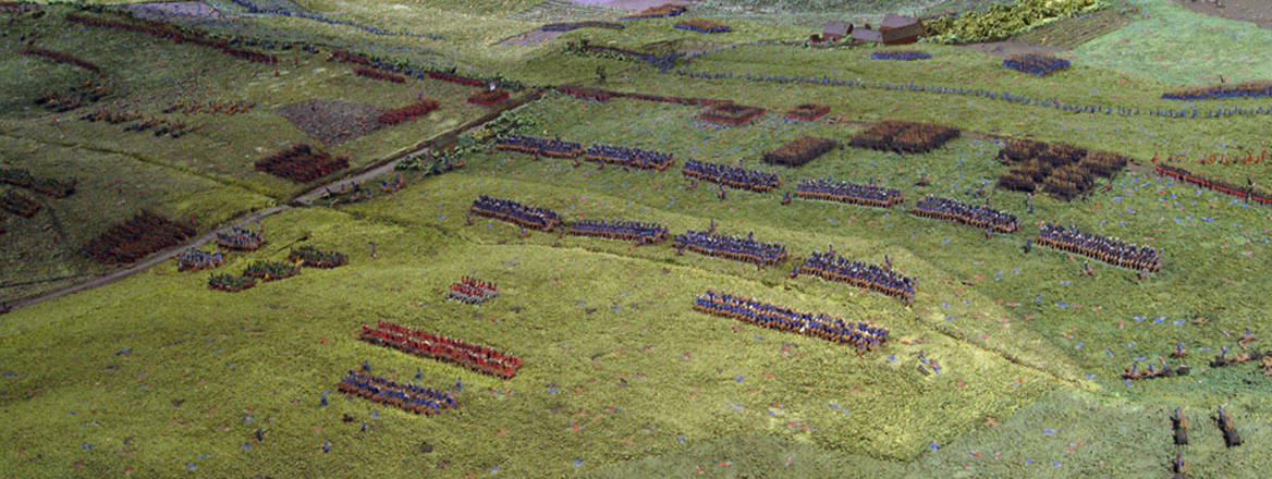 Captain William Siborne's model of the Battle of Waterloo