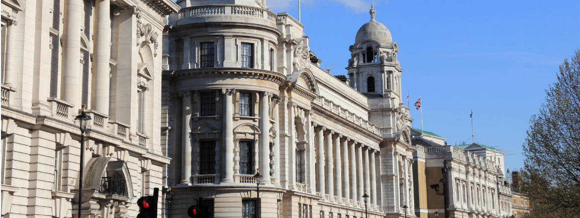 Whitehall building in London