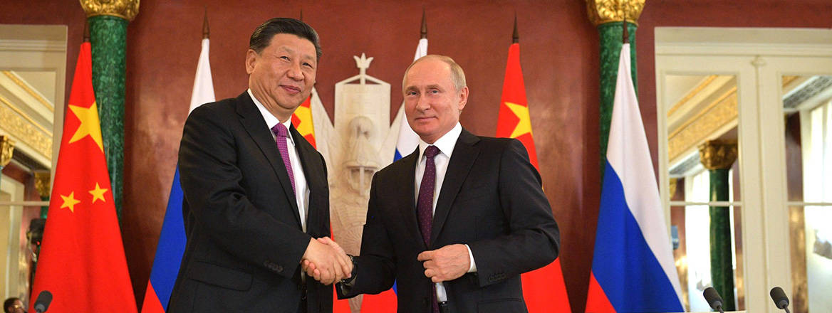 Handle with caution: Chinese President Xi Jinping with Russian President Vladimir Putin in 2019