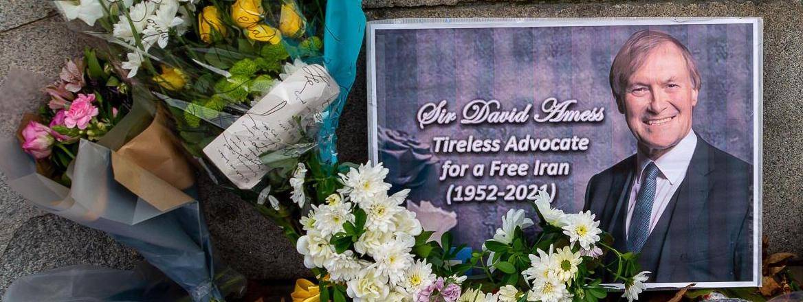 Plaque of Sir David Amess