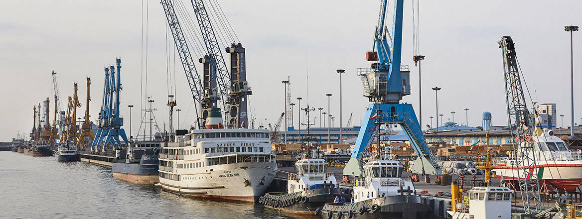 The Bandar Anzali port in Iran, one of the central nodes in Russia’s broader plans for the International North-South Transport Corridor (INSTC)