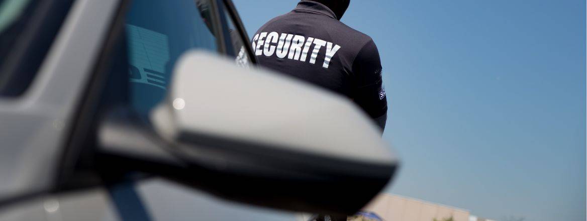 Car and security guard