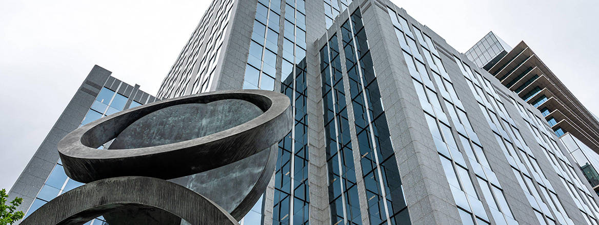 Headquarters of Euroclear, a financial clearing institution, Saint Josse, Brussels, Belgium.
