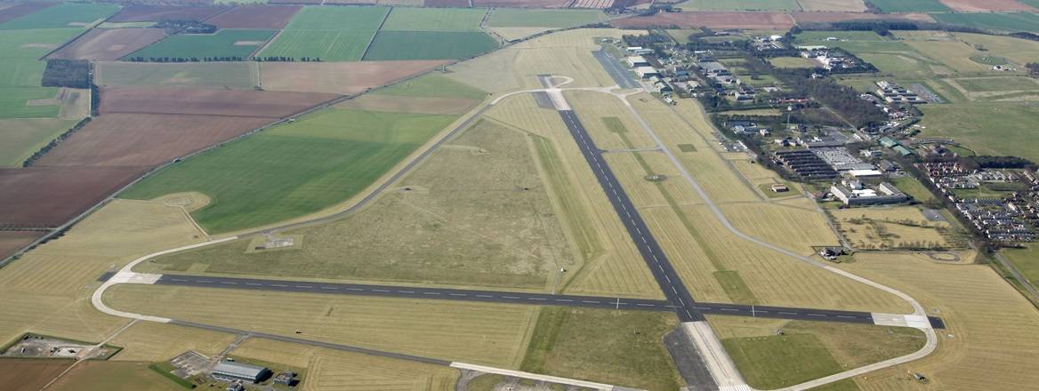 An aerial view of RAF Cranwell