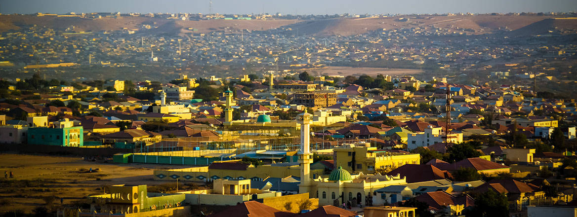 Aerial view of Hargeisa, the largest city in Somaliland.