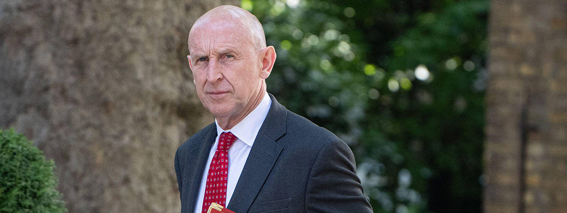 Defence Secretary John Healey arriving at 10 Downing Street on 1 July, 2025. 