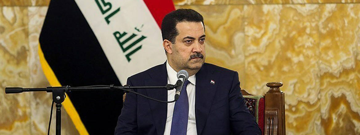 High stakes: Iraqi Prime Minister Mohammed Shia’ al-Sudani confronted KH on 9 August, breaking a longstanding pattern of political caution. Image: Tasnim News Agency / Wikimedia Commons