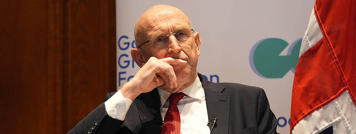 UK Defence Secretary John Healey during an event hosted by the Good Growth Foundation in London.