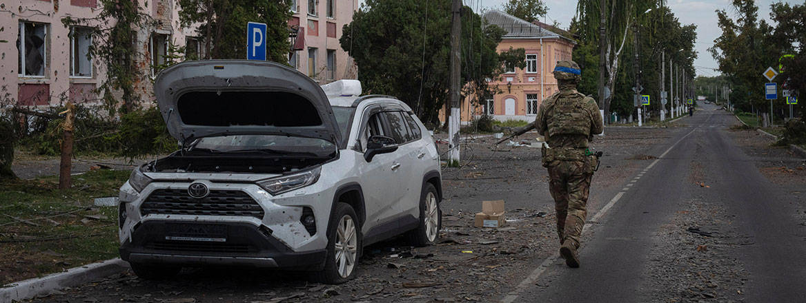 Advancing forward: The Kursk incursion is intended to offset Russia’s inexorable economic and numerical advantage through surprise, manoeuvre and Ukrainian tactical cunning. Image: Associated Press / Alamy