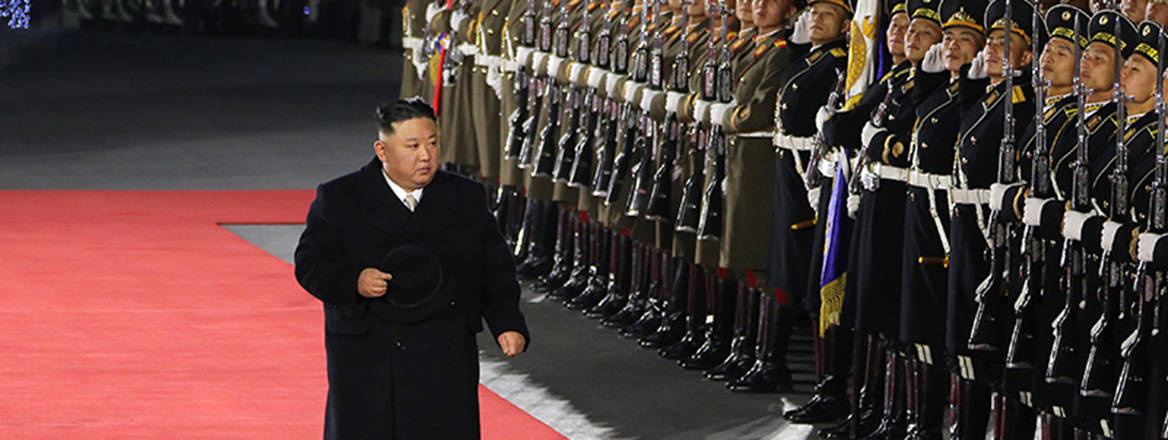 Emerging power: Kim Jong Un inspects the Korean People's Army Guard of Honour on 2 August 2023. Image: Wikimedia Commons