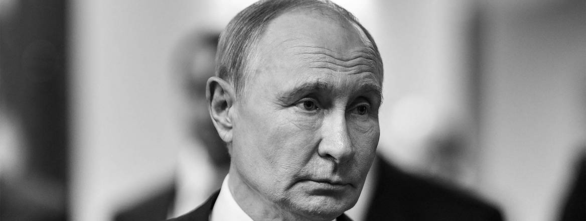 Russian President Vladimir Putin entering the joint press conference with President Donald Trump at the Arctic Warrior Event Center at Joint Base Elmendorf Richardson in Anchorage, Alaska, on Friday, August 15, 2025..
