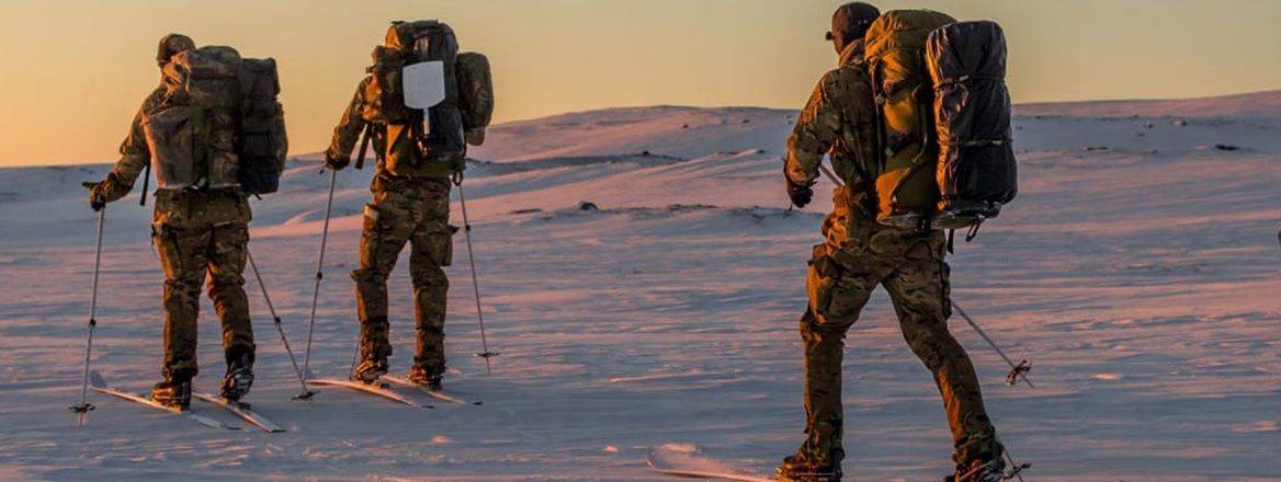 Royal Marines at Porsangermoen training centre