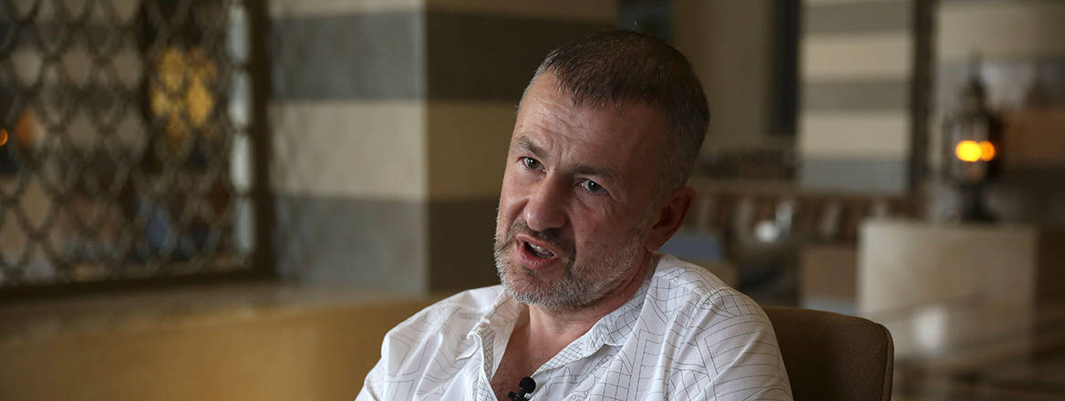 Andrey Melnichenko, a Russian billionaire who was sanctioned by the US and Europe over alleged ties to the Kremlin.