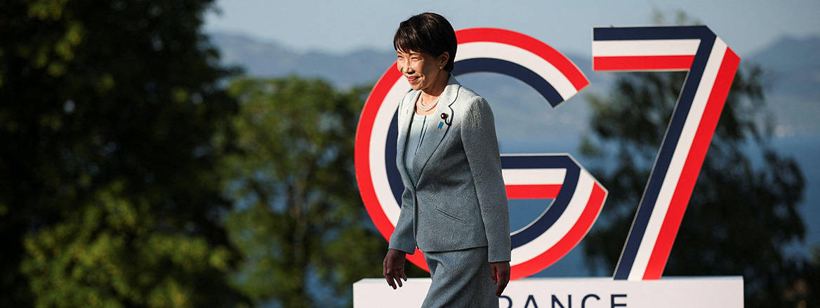 Largely inactive: the lack of leadership by Japanese Prime Minister Sanae Takaichi explains Japan’s ambivalent position. Image: PA Images/Alamy