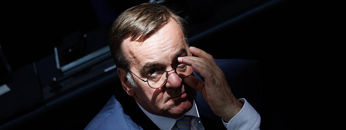 Boris Pistorius, Germany's Federal Minister of Defence, in the Bundestag, 26 June, 2025.