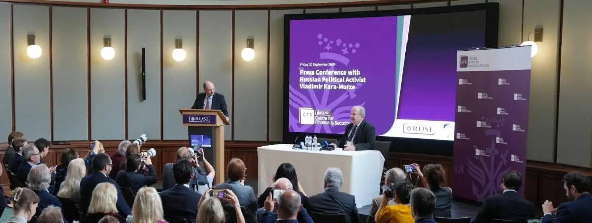 Vladimir Kara-Murza speaks at RUSI