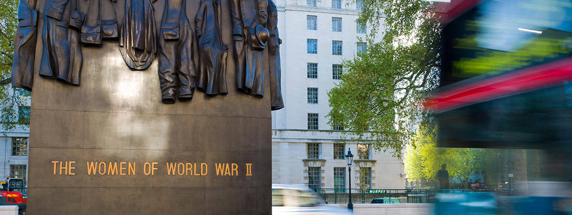 Monument to The Women of World War II, Whitehall, London.