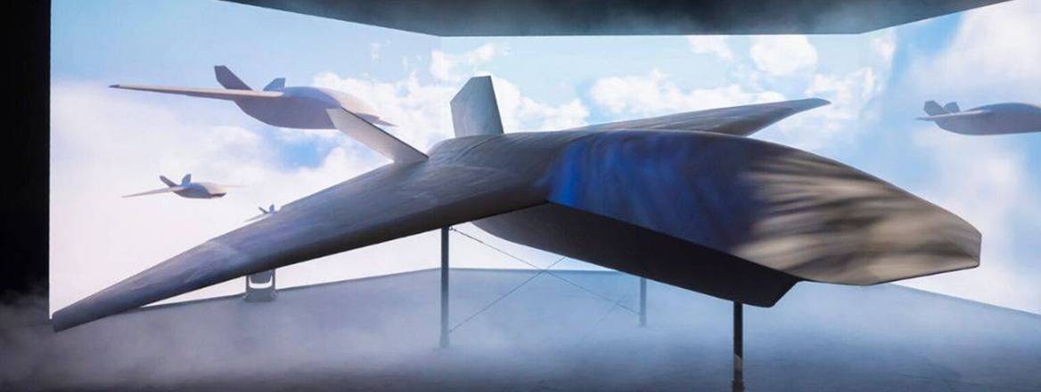 BAE Systems uncrewed system Brontanax at the 2026 Farnborough Airshow