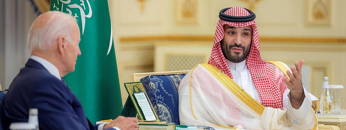 Not in any hurry: Saudi Crown Prince Mohammed bin Salman receives US President Joe Biden in July 2022