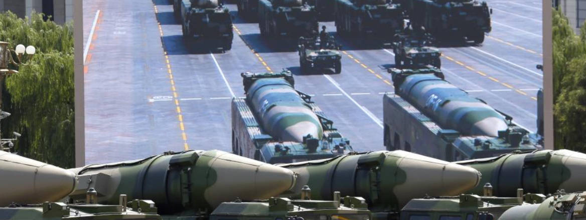 Chinese DF 21D ballistic missiles