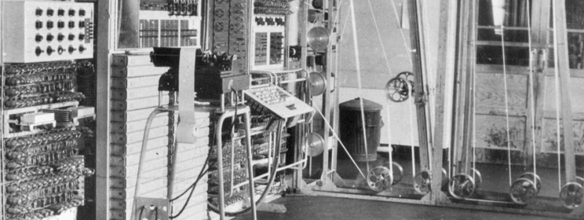 colossus computer in Block H at Bletchley Park
