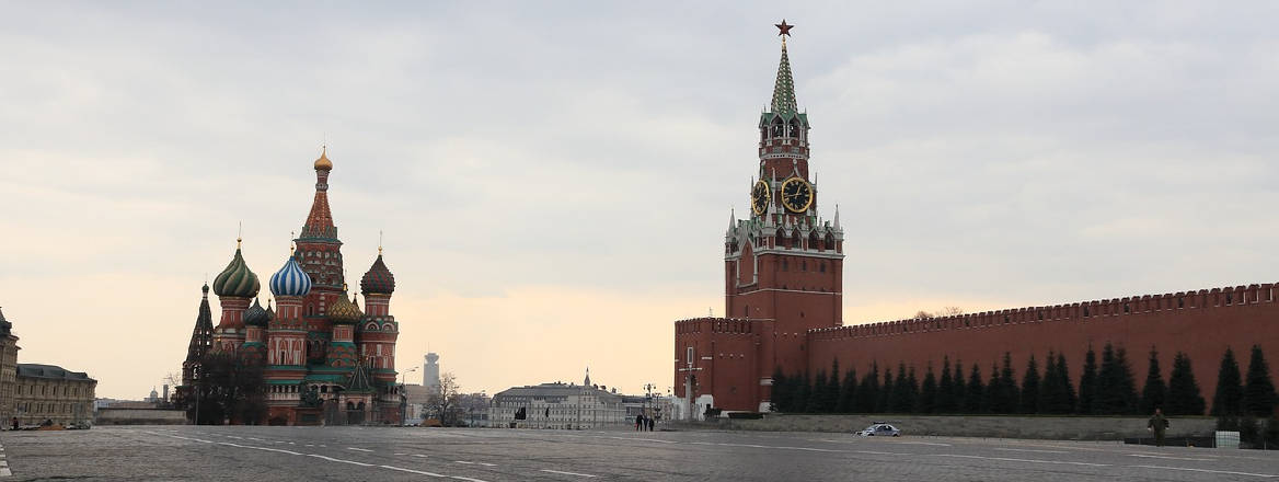 Empty Moscow street