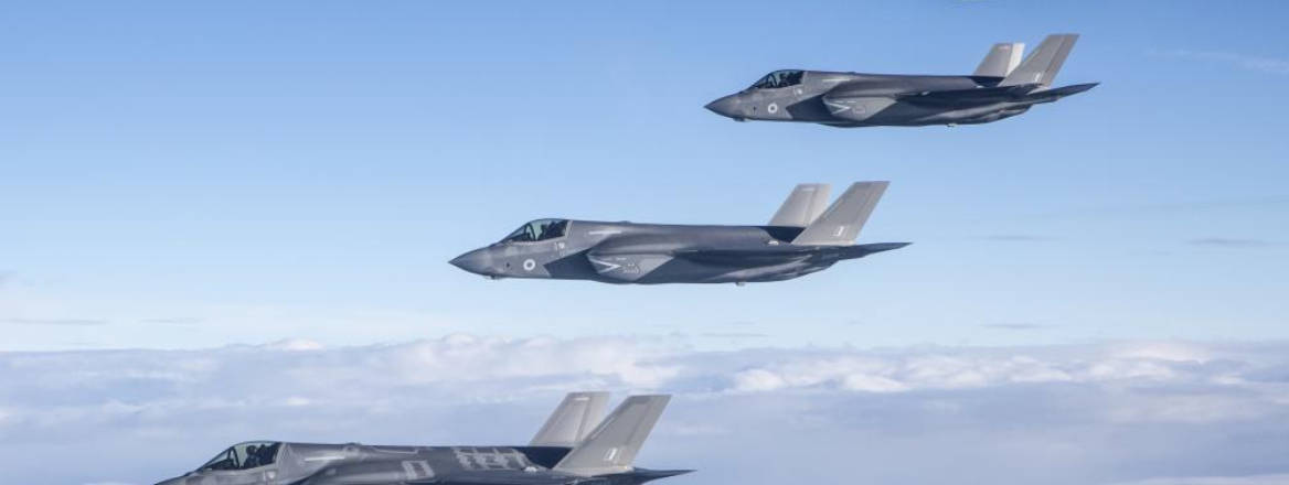 F35 jets in the air