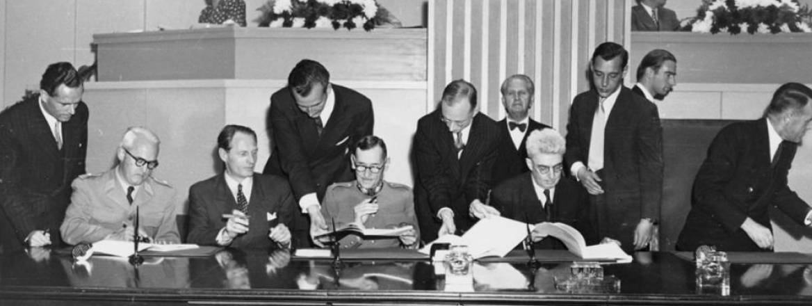 conventions signing in Geneva
