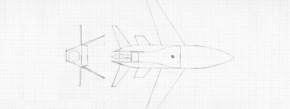 sketch of UAV