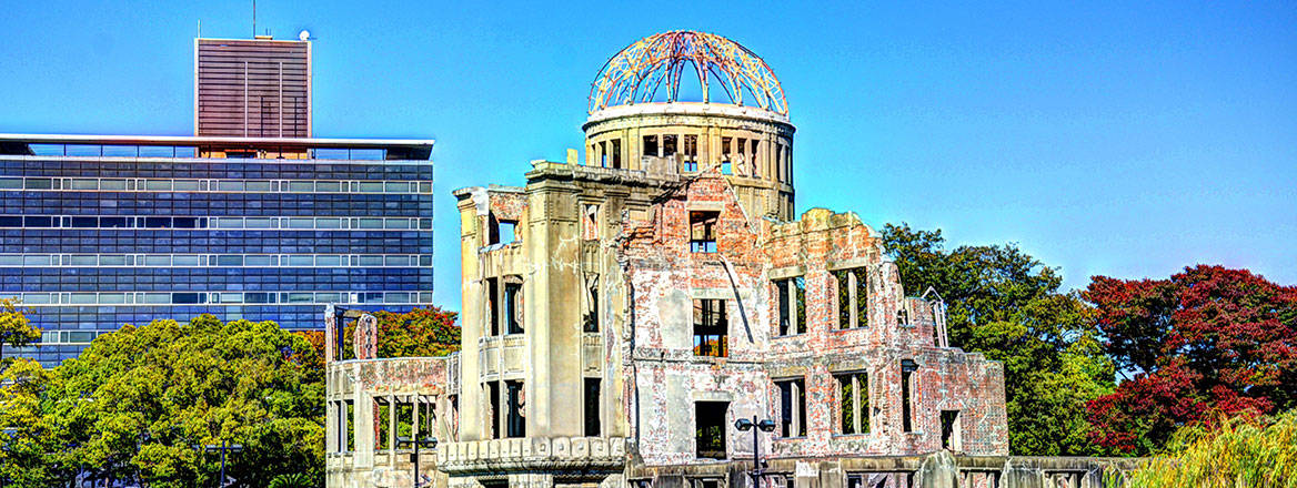 Potent reminder: the Atomic Bomb Dome in Hiroshima, Japan