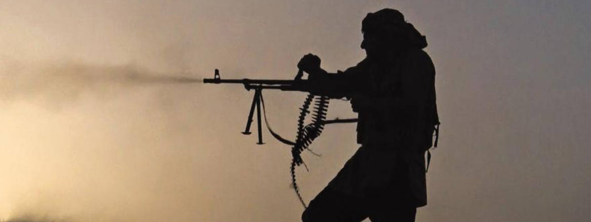 Islamic shooting at sunset