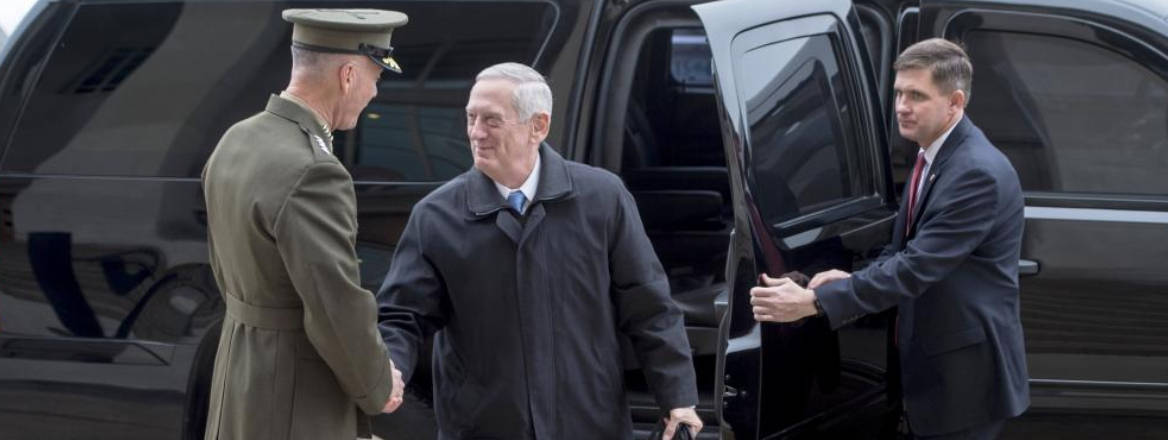 James Mattis in Pentagon