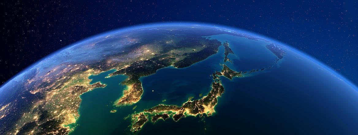 Japan from space
