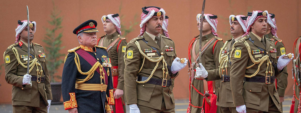Maintaining continuity: King Abdullah II arrives to open the new Jordanian Parliament's first ordinary session in Amman, Jordan, on 18 November 2024