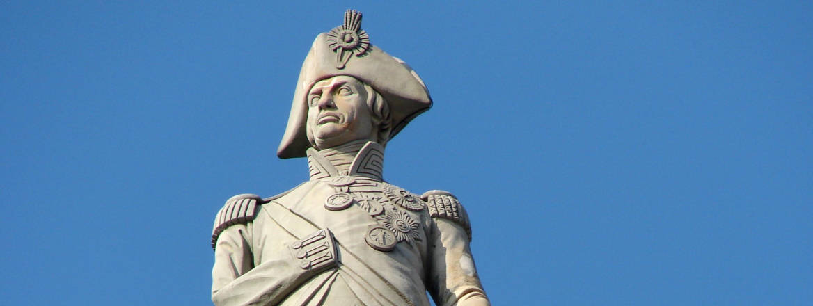 Horatio Nelson statue on Nelson’s Column