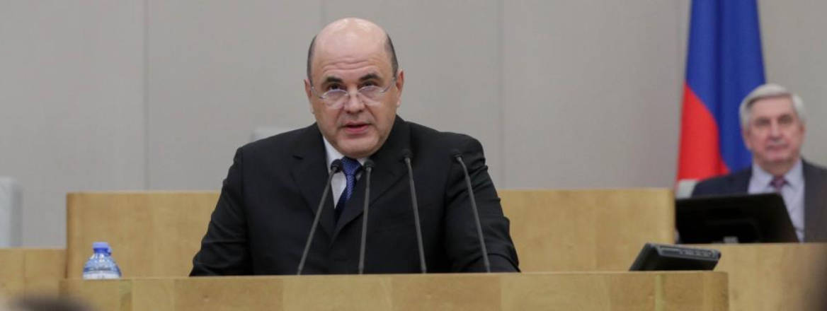 Mishustin at his confirmation hearing