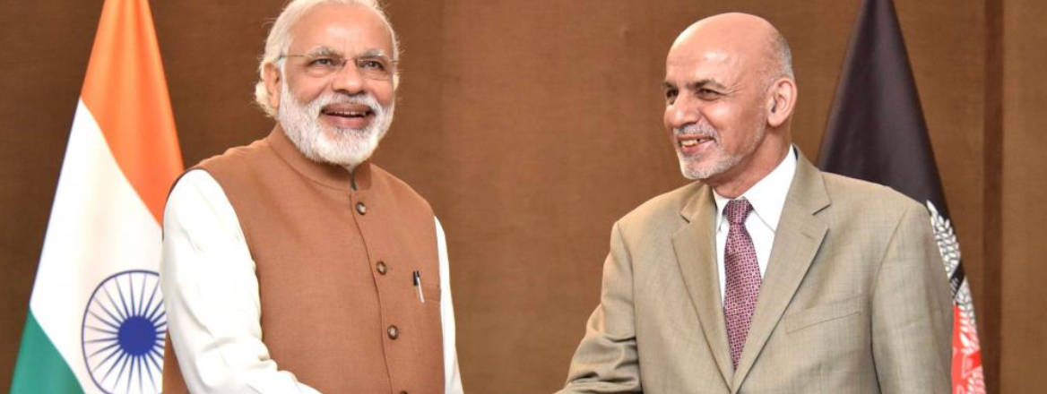 Narendra Modi and Ashraf Ghani