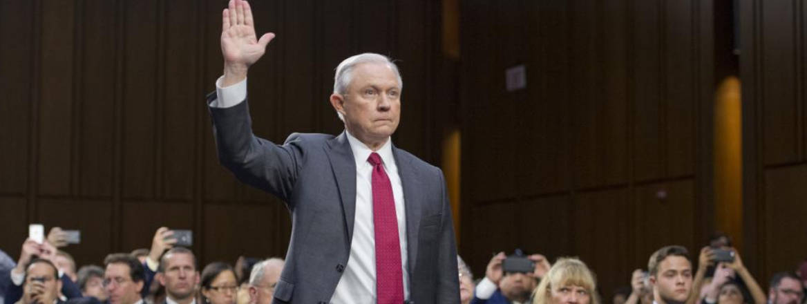 Jeff Sessions before senate