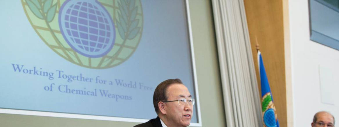 press conference by head of OPCW Ahmet Üzümcü