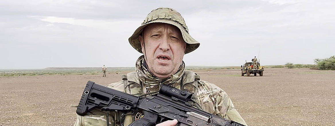 Last sighting: Wagner Group leader Yevgeny Prigozhin pictured on 22 August 2023, a day before the plane crash that killed him