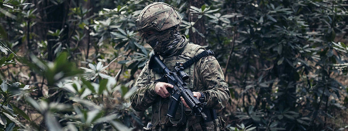 A Ranger Regiment operator pictured during PROJECT HERMOD 2, April 2021