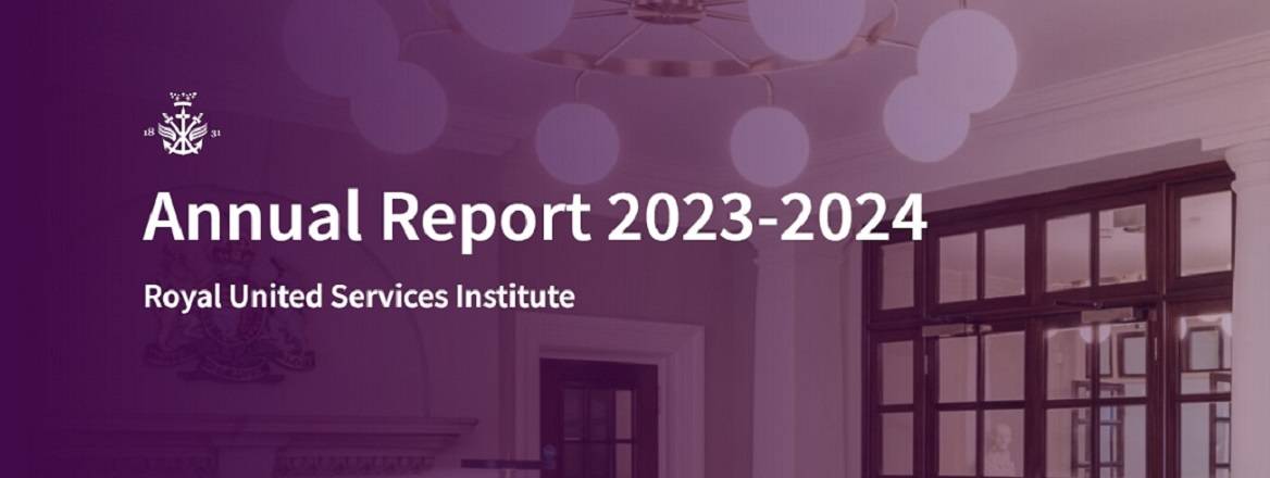 RUSI Annual Report 2023-2024 cover image
