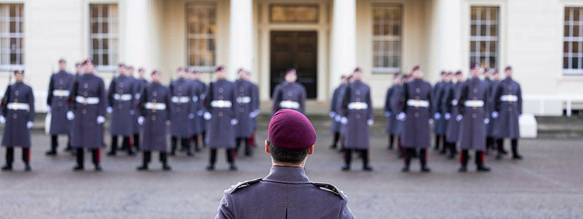 Powered by people: 23 Parachute Engineer Regiment practices drill sequences ahead of performing ceremonial duties 