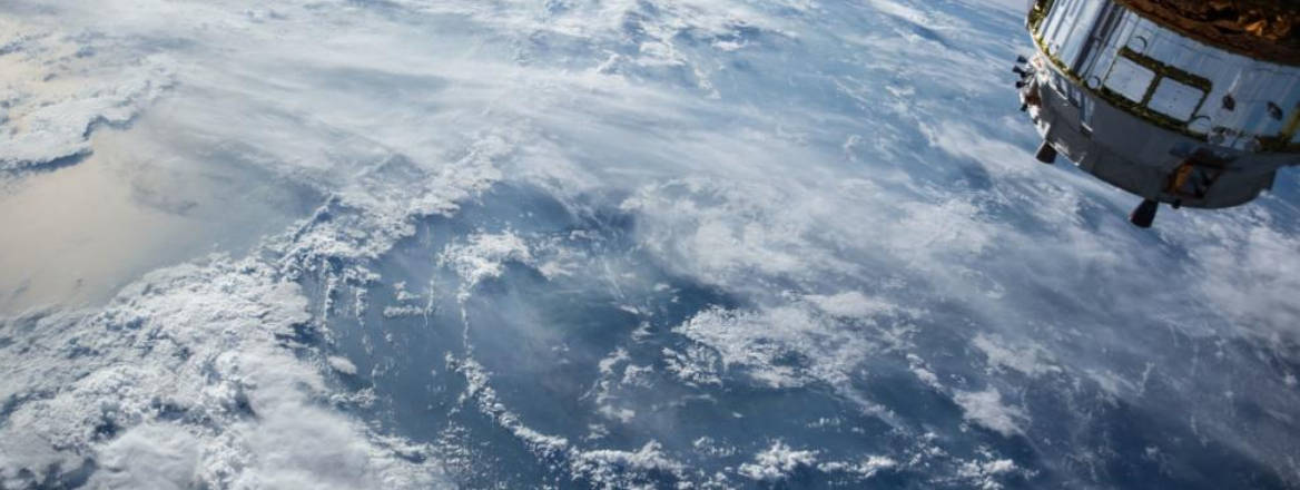 satellite above Earth